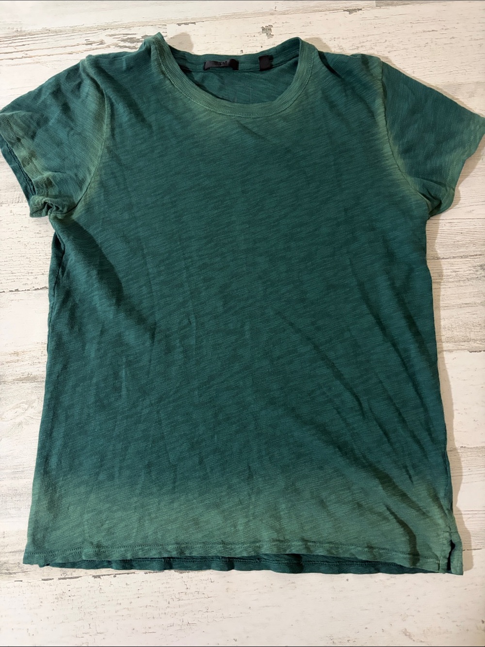 ATM Anthony Thomas Melillo Teal Green Short Sleeve Crewneck Tee